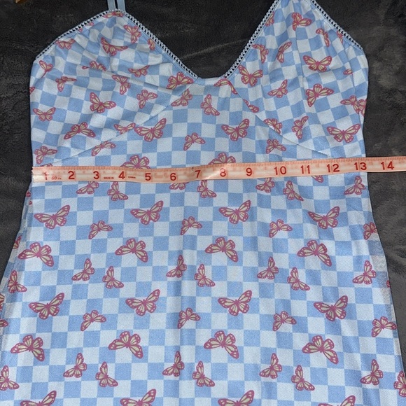 NWT Forever21 Checkered Butterfly Dress - Picture 9 of 9